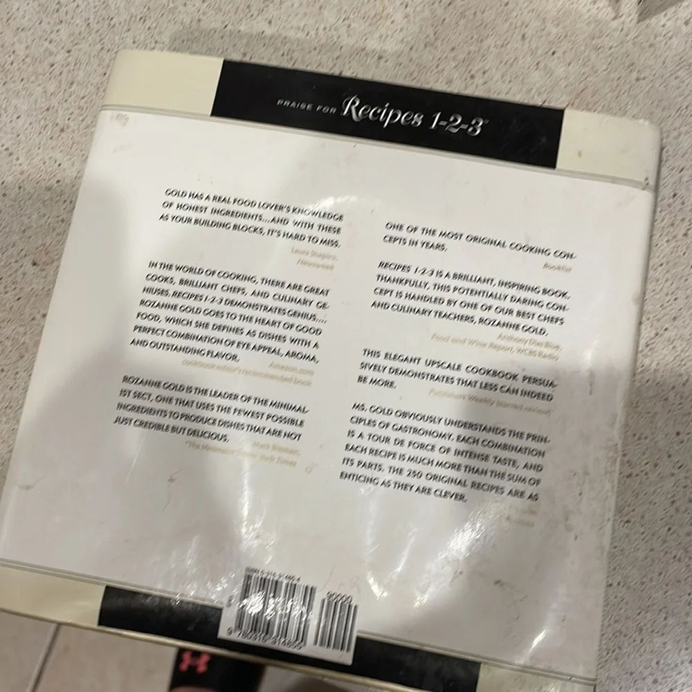 Recipes 1 • 2 • 3 Menu Cookbook by Roxanne Gold